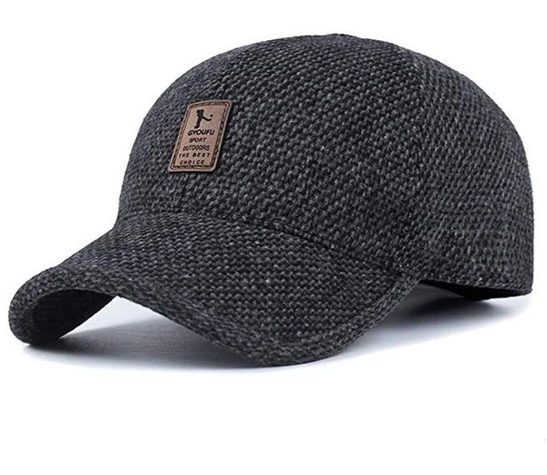 winter cap mens baseball cap earflaps gorra hombre outdoor warm thicken fitted cap brand snapback hat for 30h whole2505884, Black;white
winter cap mens baseball cap earflaps gorra hombre outdoor warm thicken fitted cap brand snapback hat for 30h whole2505884, Black;white