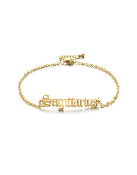 old english 12 zodiac bracelet chain link for women gold plating stainless steel leo capricorn sagittarius virgo aquarius letter b7403250, Black
old english 12 zodiac bracelet chain link for women gold plating stainless steel leo capricorn sagittarius virgo aquarius letter b7403250, Black