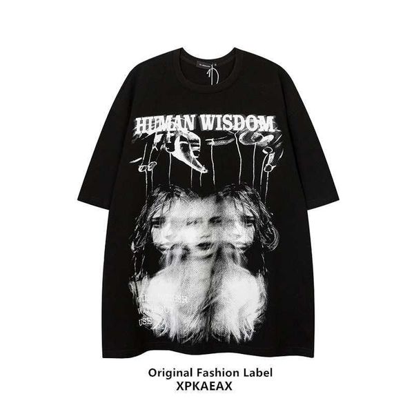 stussys high street dark abstract character print t-shirt ins men's and women's bf hip hop short sleeve, White;black
stussys high street dark abstract character print t-shirt ins men's and women's bf hip hop short sleeve, White;black