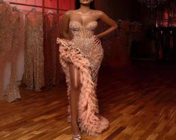 2021 sequined mermaid evening dresses off shoulder long train side split prom celebrity gowns feather plus size formal party 9695633, Black
2021 sequined mermaid evening dresses off shoulder long train side split prom celebrity gowns feather plus size formal party 9695633, Black