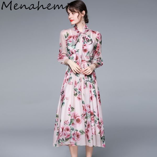 basic casual dresses menahem summer fashion runway chiffon dress women bow collar pink rose flowers printed elegant holiday party pleated mi, Black;gray
basic casual dresses menahem summer fashion runway chiffon dress women bow collar pink rose flowers printed elegant holiday party pleated mi, Black;gray