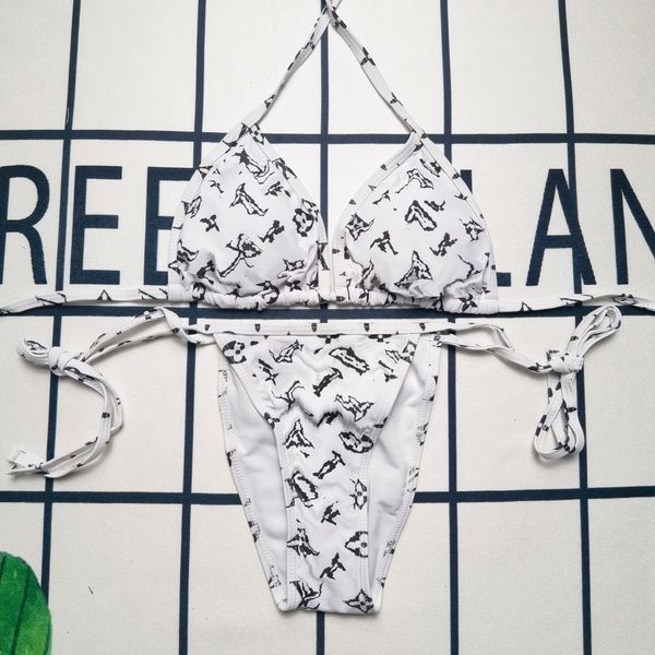 luxury bikini set designer for women summer letter geometric bathing suit low waist halter push up fashion sports swimwear two-piece beachwe, White;black
luxury bikini set designer for women summer letter geometric bathing suit low waist halter push up fashion sports swimwear two-piece beachwe, White;black