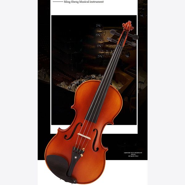 handcrafted professional maple violin natural solo board pattern instrument for adults kids exam with hard case and accessories
handcrafted professional maple violin natural solo board pattern instrument for adults kids exam with hard case and accessories