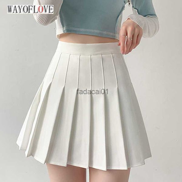 wayoflove all season pleated skirts for women white high waist y2k aline kawaii skirt for girls school mini pleated skirts l230621, Black
wayoflove all season pleated skirts for women white high waist y2k aline kawaii skirt for girls school mini pleated skirts l230621, Black