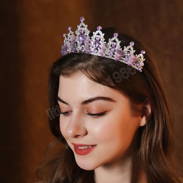 korean luxury natural stone tiara crown for women girls 2023 wedding dress elegant bridal purple crystal crown headband, White;golden
korean luxury natural stone tiara crown for women girls 2023 wedding dress elegant bridal purple crystal crown headband, White;golden