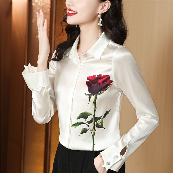 2023 floral white silk button up shirt luxury designer women's lapel long sleeve formal blouses sweet girl back to school print new in
2023 floral white silk button up shirt luxury designer women's lapel long sleeve formal blouses sweet girl back to school print new in