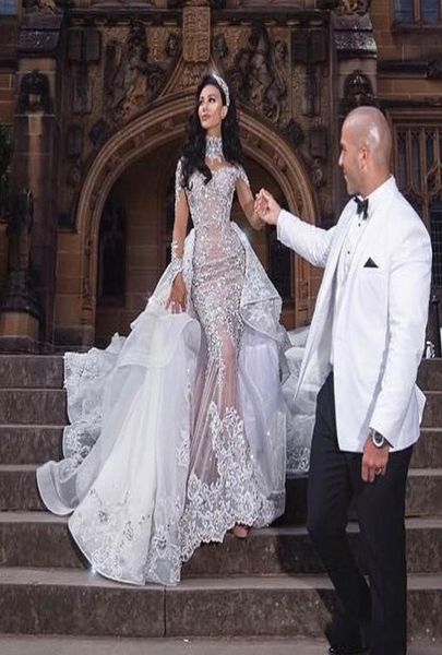 2020 luxurious rhinestone crystal wedding dresses high neck beads applique long sleeves mermaid bridal dress dubai wedding gown ov9231060, White
2020 luxurious rhinestone crystal wedding dresses high neck beads applique long sleeves mermaid bridal dress dubai wedding gown ov9231060, White