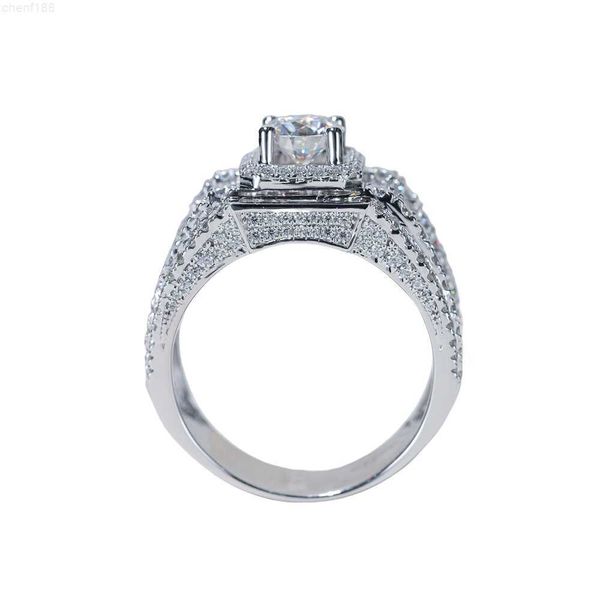 men's ring jewelry hip hop 14k 18k gold plated micro pave moissanite diamond square wedding ring from vietnam manufacturer, Silver
men's ring jewelry hip hop 14k 18k gold plated micro pave moissanite diamond square wedding ring from vietnam manufacturer, Silver