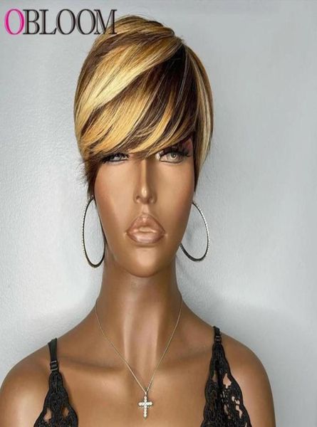 highlight blonde short bob pixie cut wig human hair wigs with bangs brazilian wigs for black women full machine made43341992611655, Black;brown
highlight blonde short bob pixie cut wig human hair wigs with bangs brazilian wigs for black women full machine made43341992611655, Black;brown