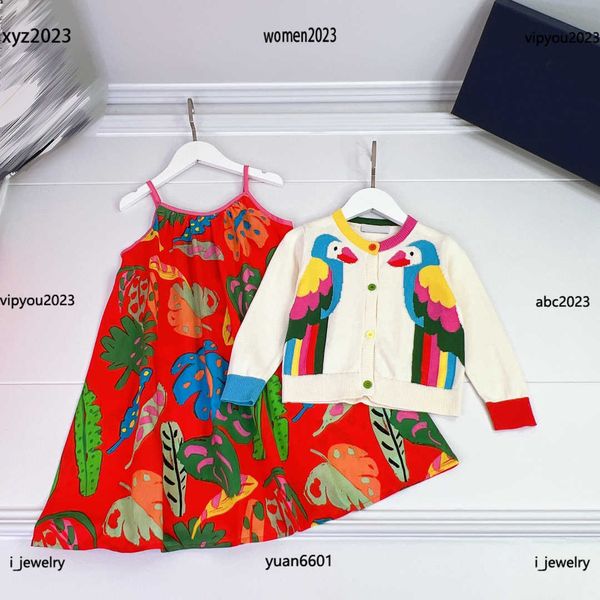 designer kids tracksuits girls dress 2pcs colorful pattern printed knitted cardigan and suspender dress #multiple product, White
designer kids tracksuits girls dress 2pcs colorful pattern printed knitted cardigan and suspender dress #multiple product, White