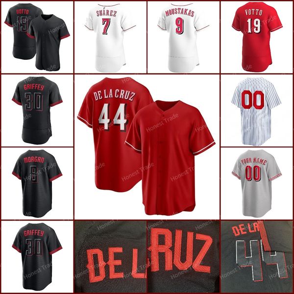 19 joey votto 44 elly de la cruz baseball jersey hunter greene ken griffey jonathan india johnny bench tyler stephenson jake fraley newman s, Blue;black
19 joey votto 44 elly de la cruz baseball jersey hunter greene ken griffey jonathan india johnny bench tyler stephenson jake fraley newman s, Blue;black