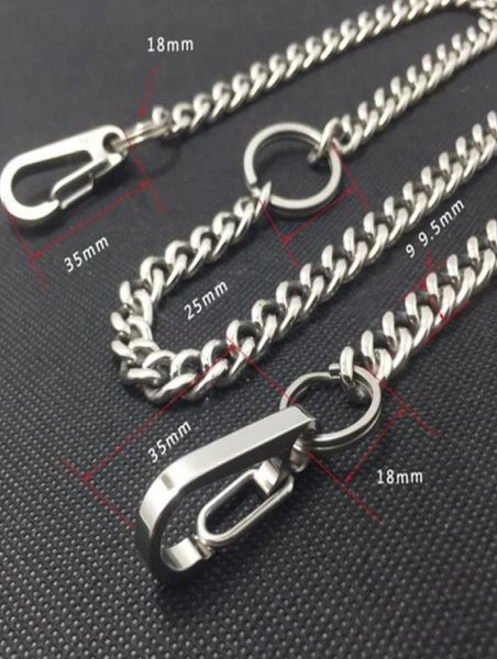 pure titanium personal defense chain punk pant decoration 600mm long anticorrosion with carabiner rings5148562
pure titanium personal defense chain punk pant decoration 600mm long anticorrosion with carabiner rings5148562