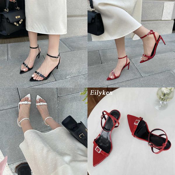 summer sandals new pointed toe women buckle strap thin high heels ladies party elegant gladiator shoes 230511, Black
summer sandals new pointed toe women buckle strap thin high heels ladies party elegant gladiator shoes 230511, Black