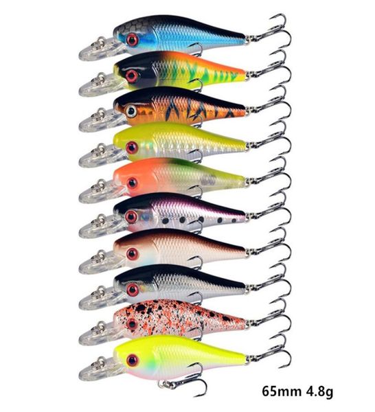 65mm 48g minnow hook hard baits lures 10 treble hooks 10 colors mixed plastic fishing gear 10 pieces lot whb226192271
65mm 48g minnow hook hard baits lures 10 treble hooks 10 colors mixed plastic fishing gear 10 pieces lot whb226192271