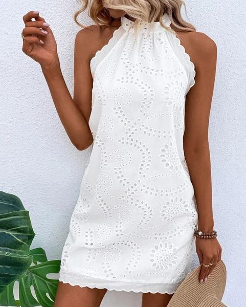 basic casual dresses elegant dresses for women scallop trim eyelet embroidery casual mini dress fashion summer female clothing outfits 23062, Black;gray
basic casual dresses elegant dresses for women scallop trim eyelet embroidery casual mini dress fashion summer female clothing outfits 23062, Black;gray