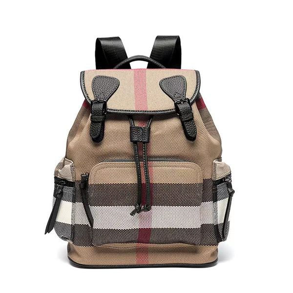 the latest first layer cowhide with plaid canvas backpack burst single women's travel bag student satchel
the latest first layer cowhide with plaid canvas backpack burst single women's travel bag student satchel
