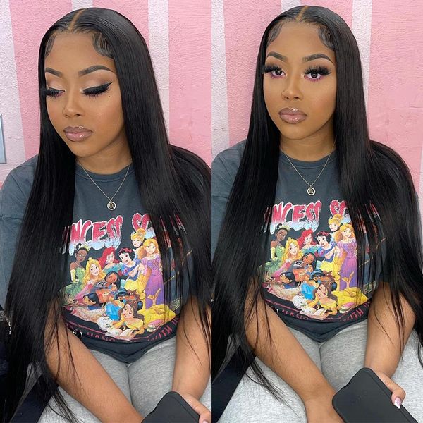 transparent lace frontal wig straight 13x6 lace front wigs preplucked bone straight human hair wigs for women, Black;brown
transparent lace frontal wig straight 13x6 lace front wigs preplucked bone straight human hair wigs for women, Black;brown