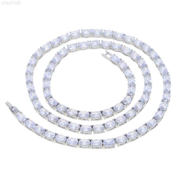 16" 18" 20" iced out bling 5a oval shaped cubic zirconia cz tennis chain necklace hip hop men jewelry, Silver
16" 18" 20" iced out bling 5a oval shaped cubic zirconia cz tennis chain necklace hip hop men jewelry, Silver