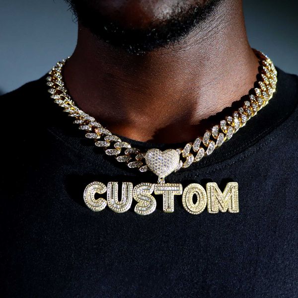customized heart letter cz name necklace for women iced out cuban link chain necklaces personalized birthday jewelry gift 230613, Black
customized heart letter cz name necklace for women iced out cuban link chain necklaces personalized birthday jewelry gift 230613, Black
