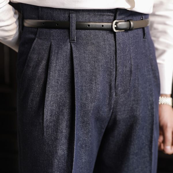 men's pants high waist trousers pant for man officetrouser business casual british social club outfits pantalones hombre excluding belt, Black
men's pants high waist trousers pant for man officetrouser business casual british social club outfits pantalones hombre excluding belt, Black