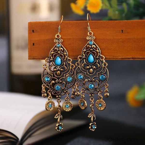 stud ethnic earrings for women vintage long hollow carved flower geometric indian dangle earrings wedding jewelry r230630, Golden;silver
stud ethnic earrings for women vintage long hollow carved flower geometric indian dangle earrings wedding jewelry r230630, Golden;silver