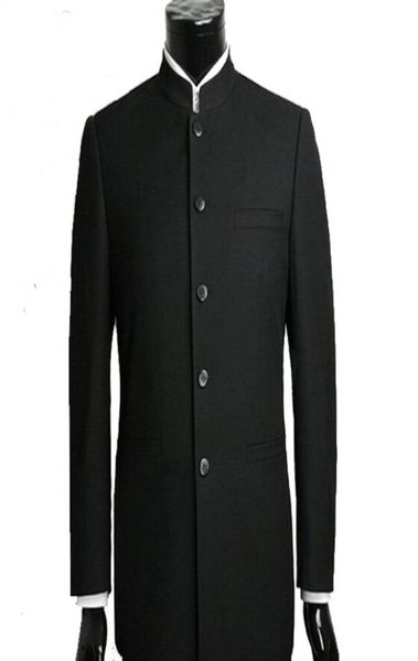 black chinese style wedding tuxedos for groom wear two piece custom made mens suits new jacket pants1934979, Black;gray
black chinese style wedding tuxedos for groom wear two piece custom made mens suits new jacket pants1934979, Black;gray