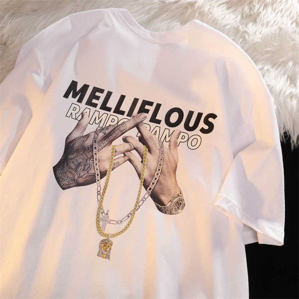 hip-hop american retro t-shirt short sleeved men's ins trendy brand high street loose summer couple costume wear pure cotton t-shirt cl, White;black
hip-hop american retro t-shirt short sleeved men's ins trendy brand high street loose summer couple costume wear pure cotton t-shirt cl, White;black