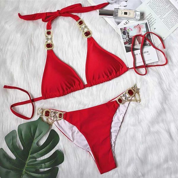ladies letter bikini set fashion swimsuit simple strap casual thin slim beachwear waist chain the panic buying, White;black
ladies letter bikini set fashion swimsuit simple strap casual thin slim beachwear waist chain the panic buying, White;black