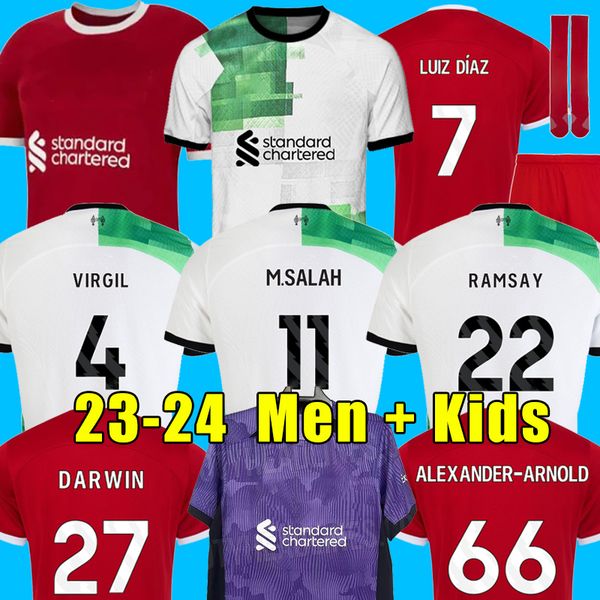 23 24 soccer jerseys home away 3rd third gakpo darwin 2023 2024 mohamed diogo luis diaz alexander arnold football shirt men kids kit unifor, Black;yellow
23 24 soccer jerseys home away 3rd third gakpo darwin 2023 2024 mohamed diogo luis diaz alexander arnold football shirt men kids kit unifor, Black;yellow