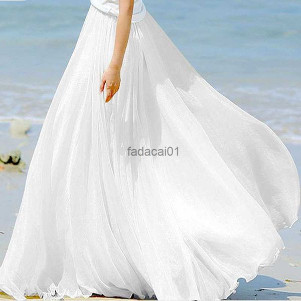 fashion women chiffon long skirts high waist floor length ruffles white summer boho maxi skirt saia longa faldas l230621, Black
fashion women chiffon long skirts high waist floor length ruffles white summer boho maxi skirt saia longa faldas l230621, Black