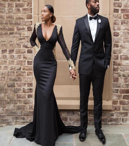 2020 african arabic black v neck mermaid prom dresses long sleeves backless evening party gowns dubai vestido de festa5250912
2020 african arabic black v neck mermaid prom dresses long sleeves backless evening party gowns dubai vestido de festa5250912