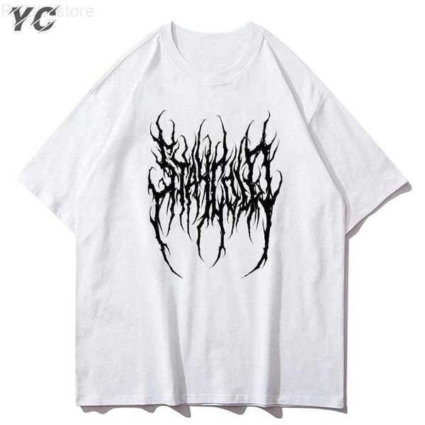 men's t-shirts oversized men's tshirt hip hop graphic gothic print summer short sleeve cotton blouses y2k fashion streetwear cloth, White;black
men's t-shirts oversized men's tshirt hip hop graphic gothic print summer short sleeve cotton blouses y2k fashion streetwear cloth, White;black