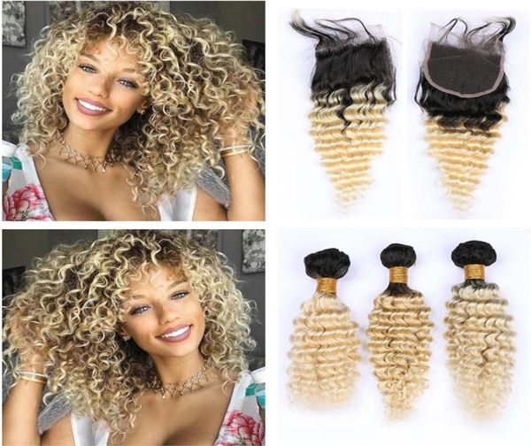 613 blonde ombre brazilian deep wave hair bundles with closure two tone 1b613 dark roots blonde ombre deep curly human hair deals4729443, Black
613 blonde ombre brazilian deep wave hair bundles with closure two tone 1b613 dark roots blonde ombre deep curly human hair deals4729443, Black