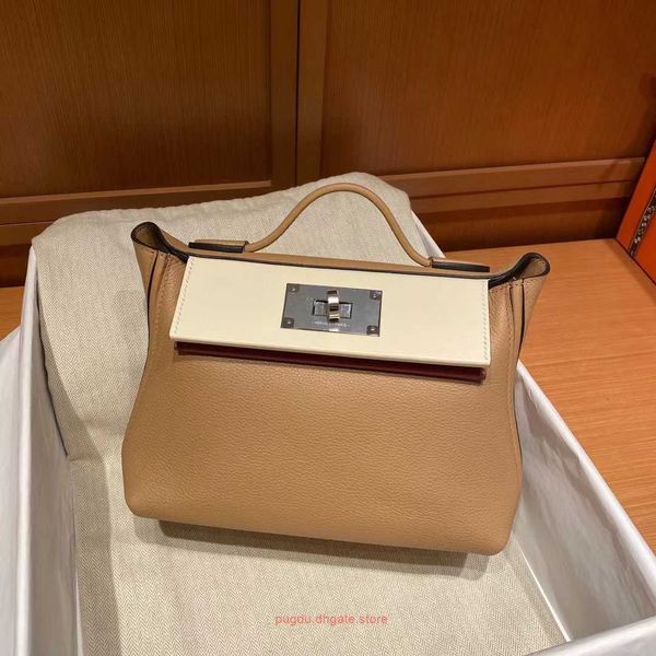 original h home tote bags wholesale handmade mini2424 bag everycolor leather cream white antique bronze with real logo
original h home tote bags wholesale handmade mini2424 bag everycolor leather cream white antique bronze with real logo