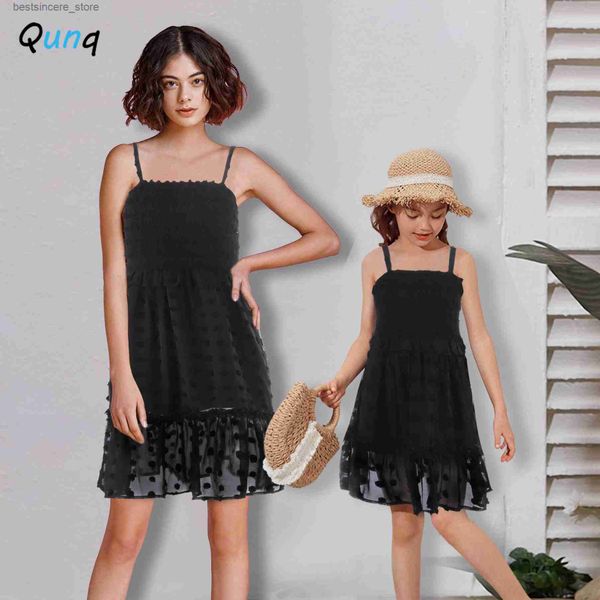 qunq summer parent-child outfit solid square collar sling mesh splicing cute casual dress mommy and daughter matching clothes l230522, Blue
qunq summer parent-child outfit solid square collar sling mesh splicing cute casual dress mommy and daughter matching clothes l230522, Blue
