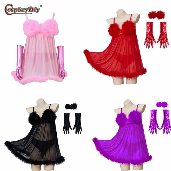 women's swimwear cosplaydiy austin powers fembot cosplay costume feather lingerie set dress with gloves halloween party suit 230630, White;black
women's swimwear cosplaydiy austin powers fembot cosplay costume feather lingerie set dress with gloves halloween party suit 230630, White;black