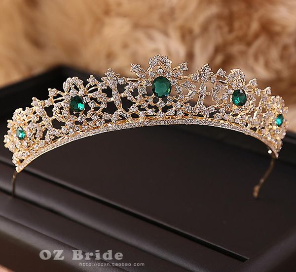 new flaw green rhinestone golden crown bridal tiara female crown wedding hair accessories y190513022562449, Slivery;golden
new flaw green rhinestone golden crown bridal tiara female crown wedding hair accessories y190513022562449, Slivery;golden