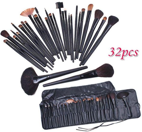 32 pcs cosmetic facial make up brush kit professional wool makeup brushes tools set with black leather case 580199
32 pcs cosmetic facial make up brush kit professional wool makeup brushes tools set with black leather case 580199