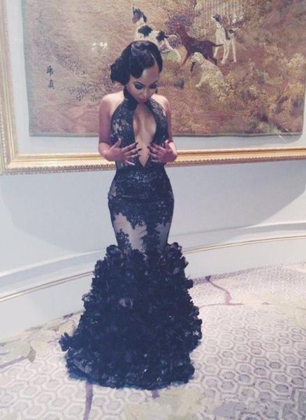 halter keyhole neck mermaid prom dresses 2018 backless black lace applique ruffles african evening gowns9188219
halter keyhole neck mermaid prom dresses 2018 backless black lace applique ruffles african evening gowns9188219