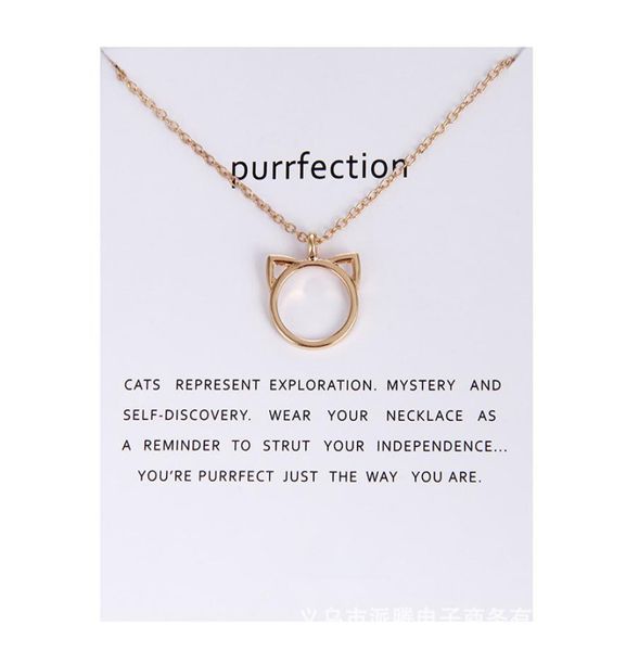 no dogeared logo fashion jewelry purrfection cat ear alloy pendant short necklace women mother day gift whole9992645, Silver
no dogeared logo fashion jewelry purrfection cat ear alloy pendant short necklace women mother day gift whole9992645, Silver