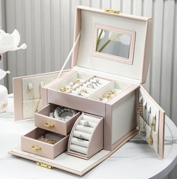 casegrace large jewelry box organizer girls pu leather drawer jewellery boxes earrings ring necklace storage case casket 2208132053225, Black
casegrace large jewelry box organizer girls pu leather drawer jewellery boxes earrings ring necklace storage case casket 2208132053225, Black