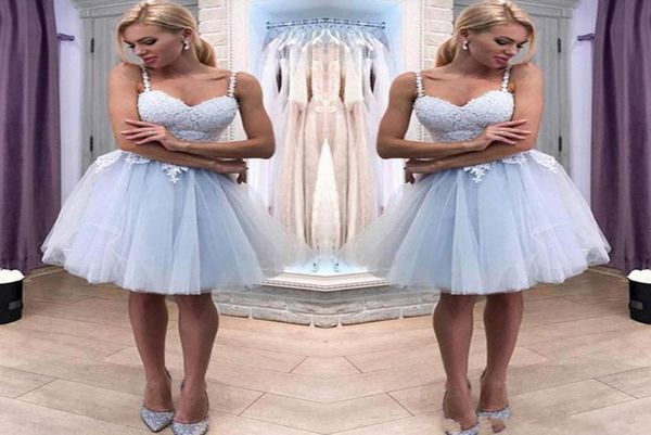 2020 spaghetti straps gray blue lace a line homecoming dresses tulle applique knee length short prom party cocktail dresses7108037, Blue;pink
2020 spaghetti straps gray blue lace a line homecoming dresses tulle applique knee length short prom party cocktail dresses7108037, Blue;pink