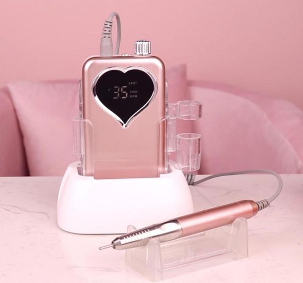 nail drill accessories light rose gold portable cordless machine 35000rpm rechargeable wireless manicure electric file brushless7424195
nail drill accessories light rose gold portable cordless machine 35000rpm rechargeable wireless manicure electric file brushless7424195