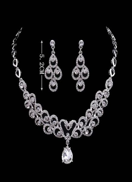 water drop crystals wedding bride jewelry accessaries set earring necklace crystal fashion design with faux pearl4053604, White
water drop crystals wedding bride jewelry accessaries set earring necklace crystal fashion design with faux pearl4053604, White
