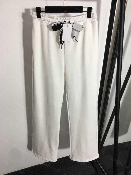 23ss womens designer clothing womens pants letter wide drawstring elastic waist straight leg slacks and pants women clothing, Black;white
23ss womens designer clothing womens pants letter wide drawstring elastic waist straight leg slacks and pants women clothing, Black;white
