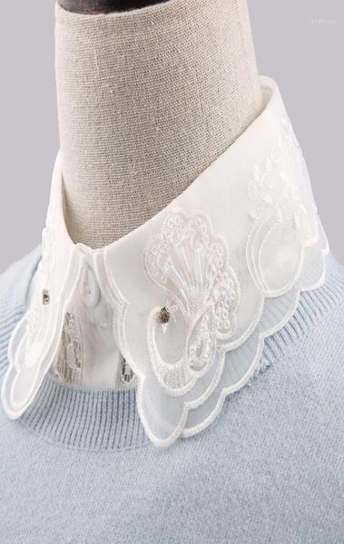 bow ties sitonjwly women sweater lapel fake false collar embroidered lace half shirt tie detachable collars button blouse dec5273790, Black;gray
bow ties sitonjwly women sweater lapel fake false collar embroidered lace half shirt tie detachable collars button blouse dec5273790, Black;gray