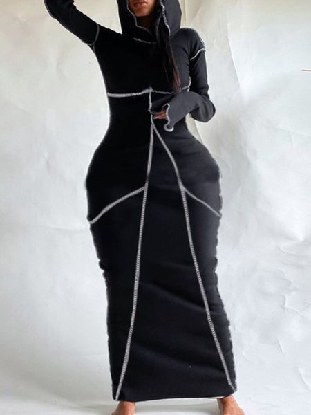 basic casual dresses lw plus size hooded collar striped bodycon dress elegant black bodycon long sleeve sweater dress spring lady dresses 23, Black;gray
basic casual dresses lw plus size hooded collar striped bodycon dress elegant black bodycon long sleeve sweater dress spring lady dresses 23, Black;gray