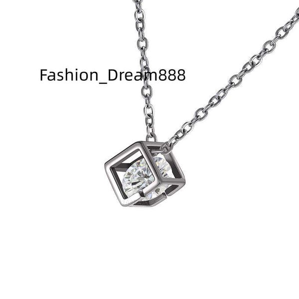 stainless steel necklace with 8mm round diamond cut df white color vs clarity moissanite main stone can swim in seawater jewelry, Silver
stainless steel necklace with 8mm round diamond cut df white color vs clarity moissanite main stone can swim in seawater jewelry, Silver