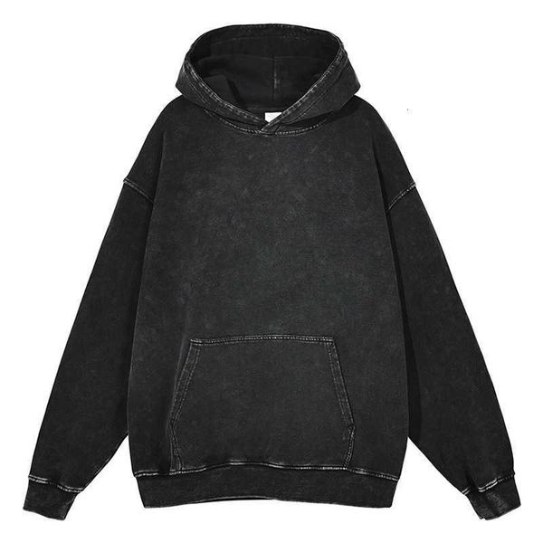 autumn and winter new terry 420g hooded sweater hoodie clean edition washable old pullover fashion brand, Black
autumn and winter new terry 420g hooded sweater hoodie clean edition washable old pullover fashion brand, Black