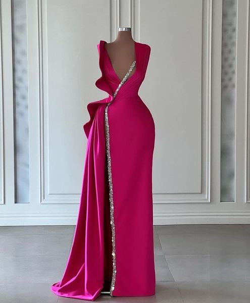 fuschia plus size a line evening dresses for black women deep v neck beads pleats draped high side split formal occasions pageant birthday p, White;black
fuschia plus size a line evening dresses for black women deep v neck beads pleats draped high side split formal occasions pageant birthday p, White;black